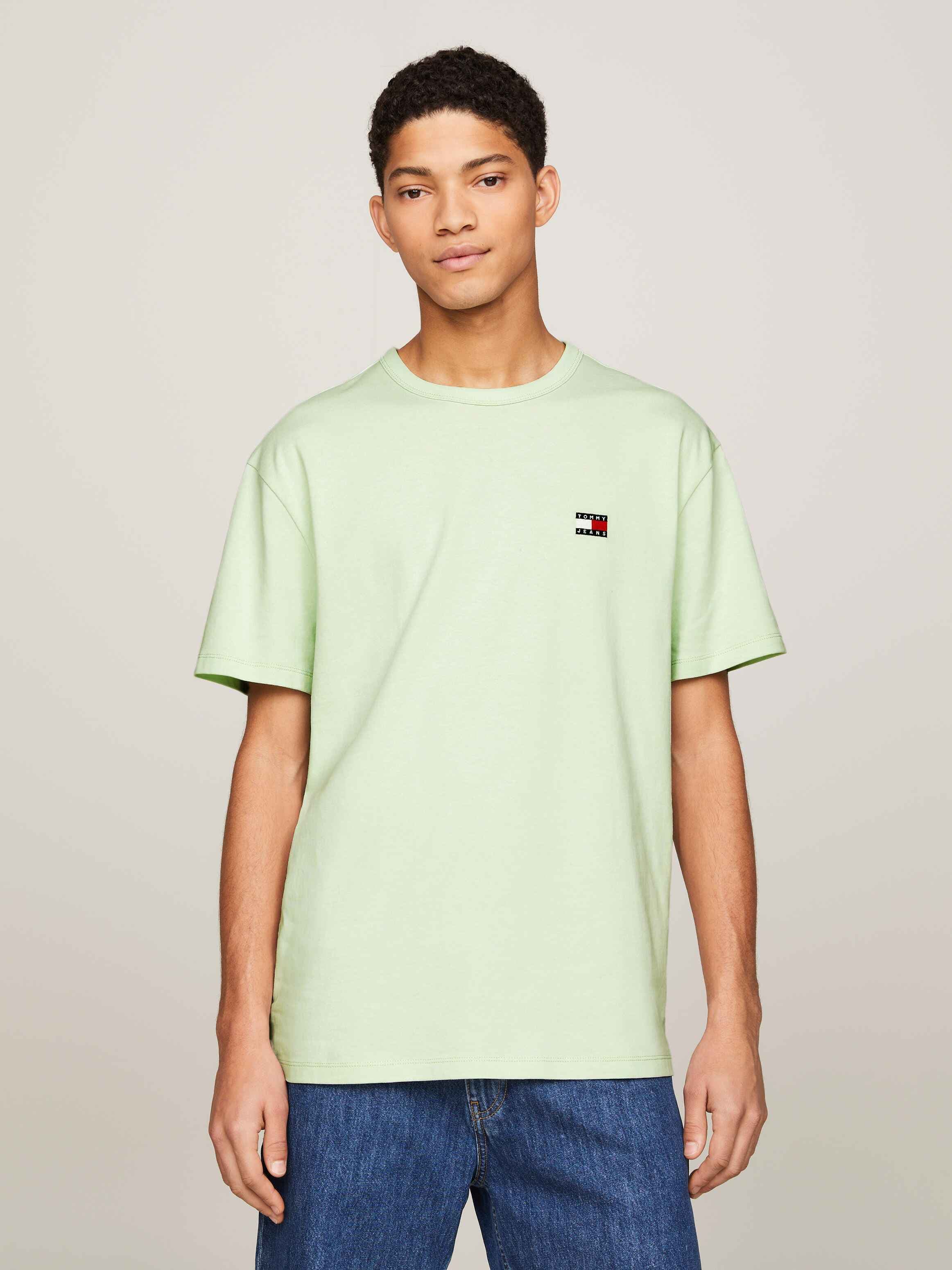 Badge Embroidery Crew Neck T-Shirt