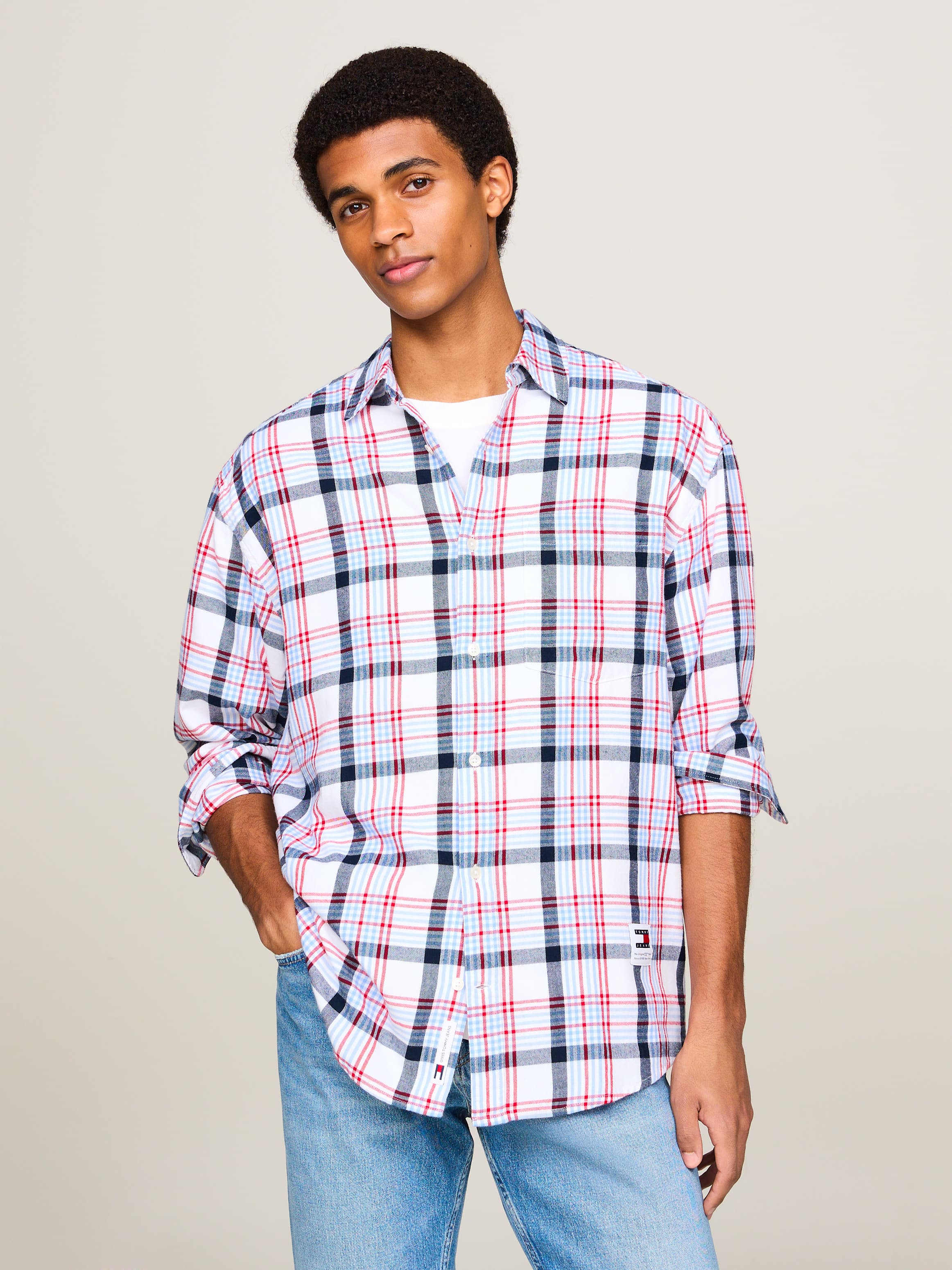 Check Logo Regular Fit Shirt