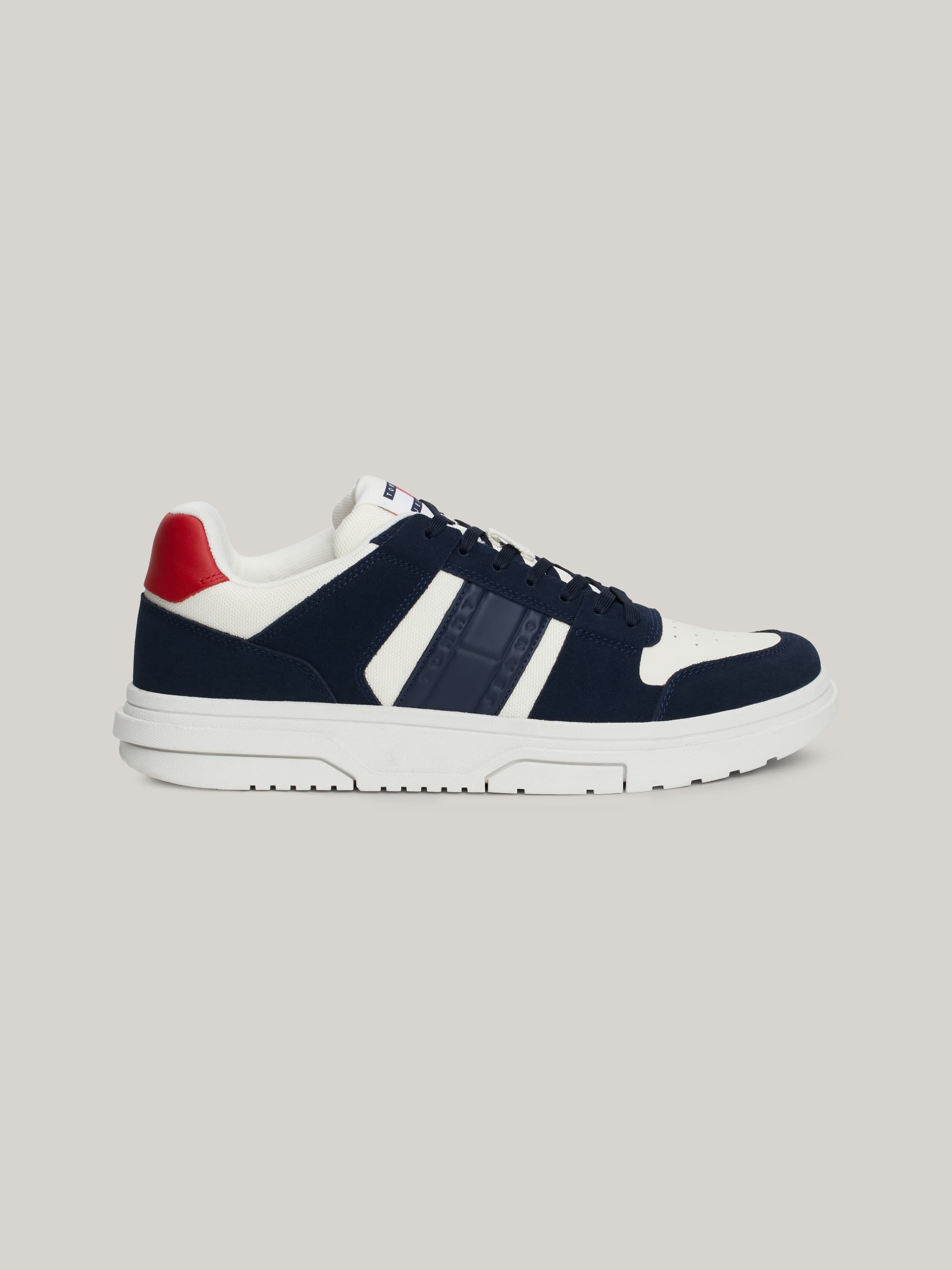 The Brooklyn Mixed Texture Suede Trainers