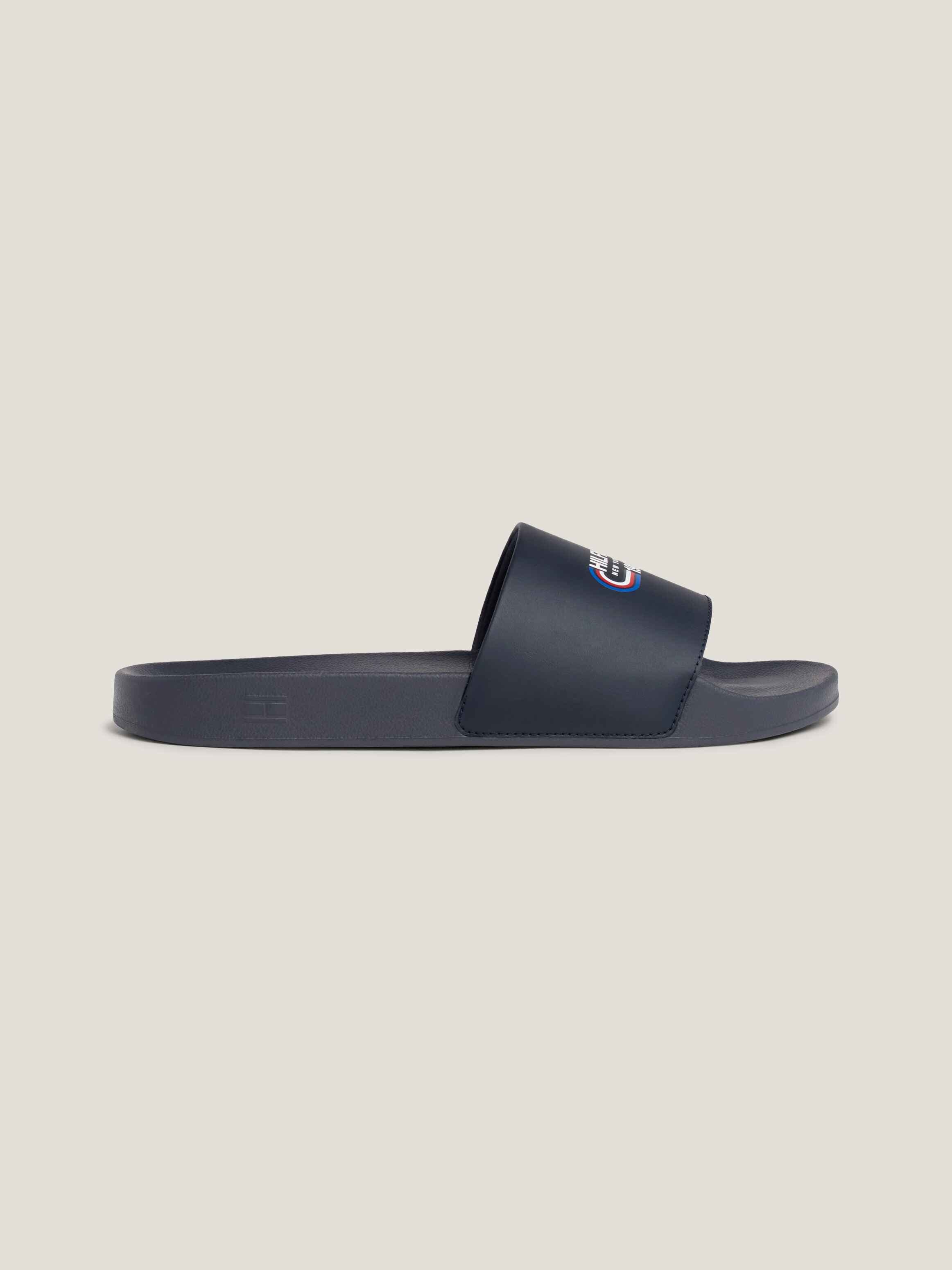 Logo Strap Pool Slides