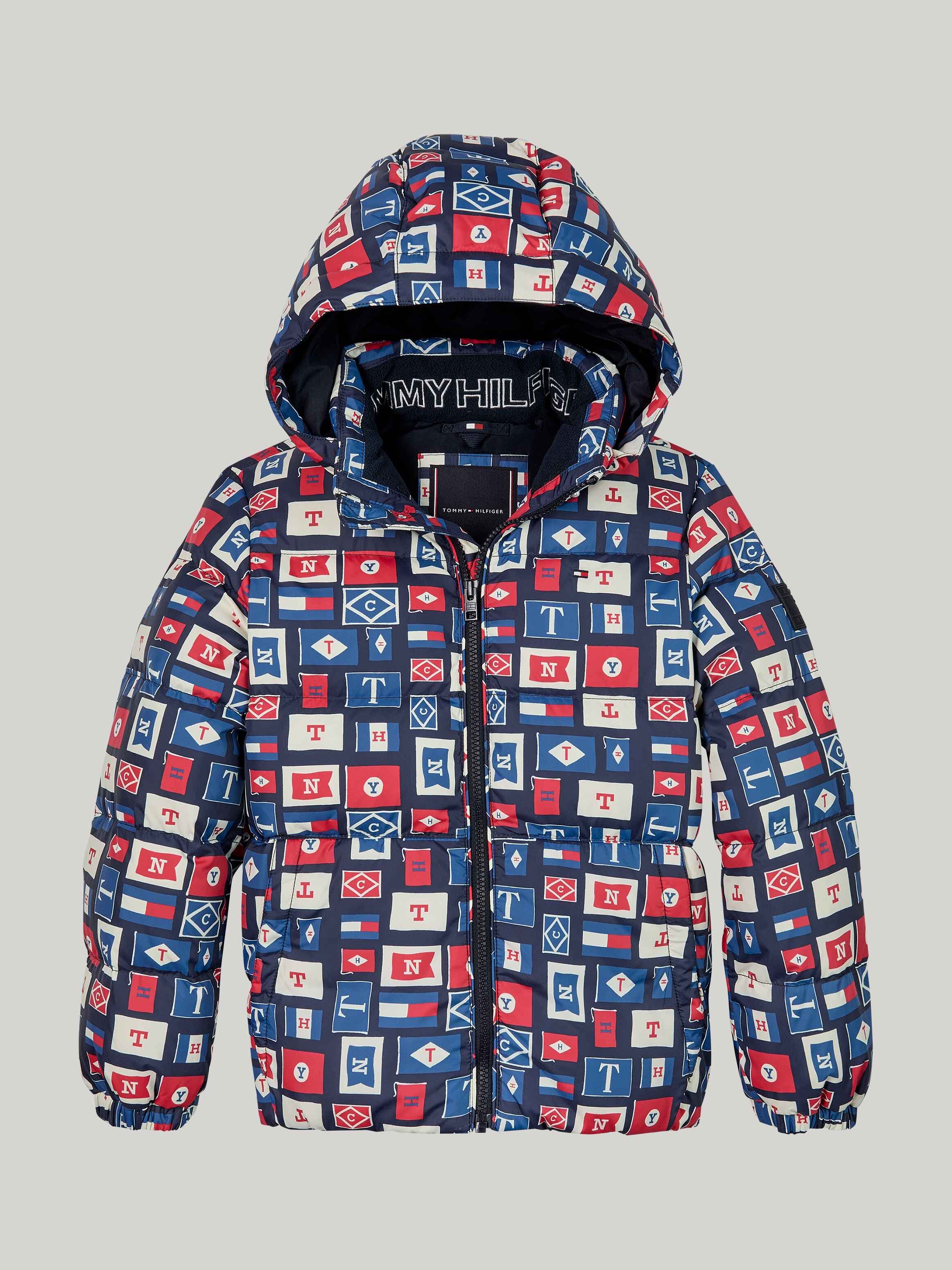 Down-Filled Hooded Relaxed Puffer Jacket