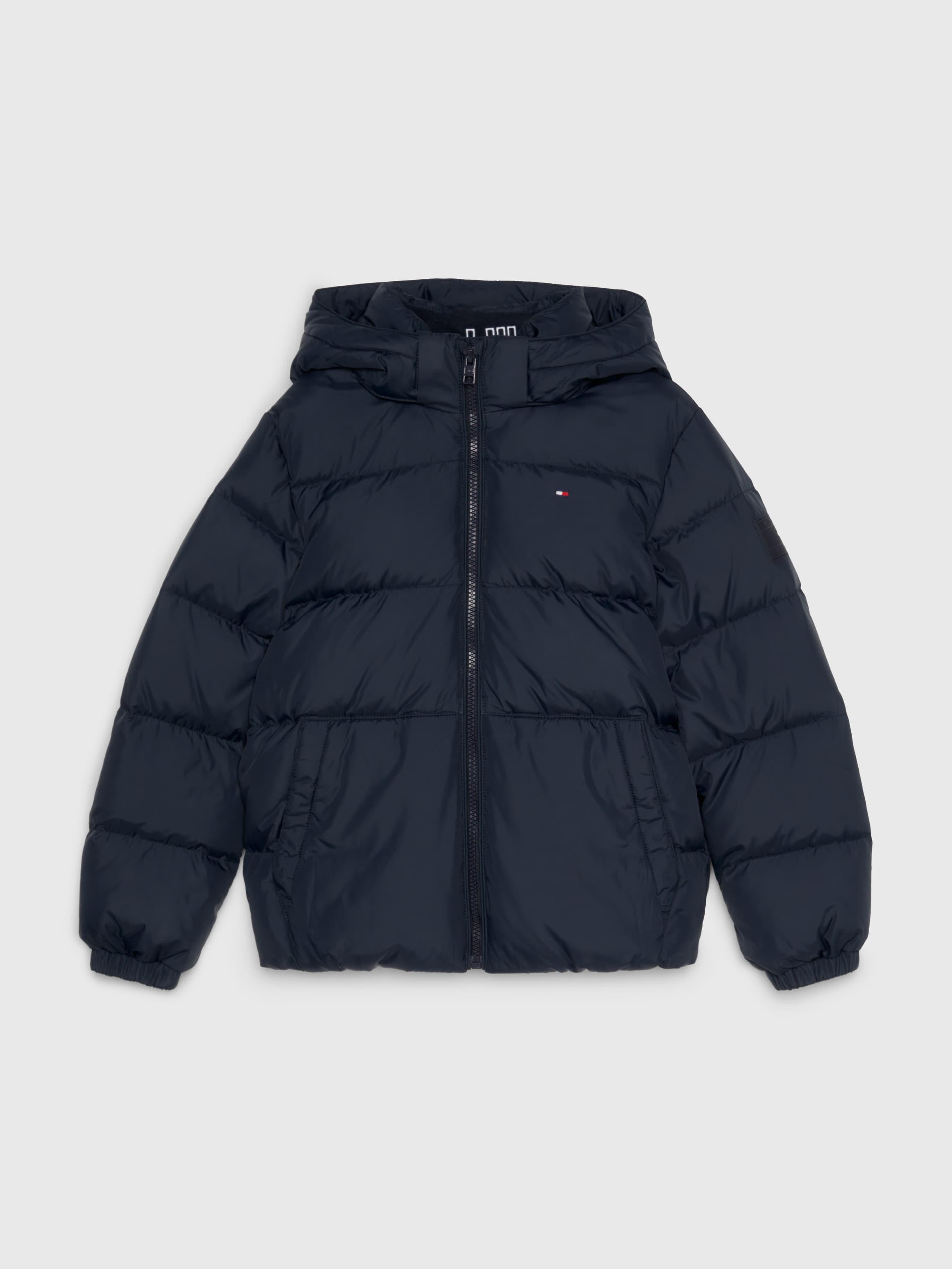 Down-Filled Hooded Relaxed Puffer Jacket