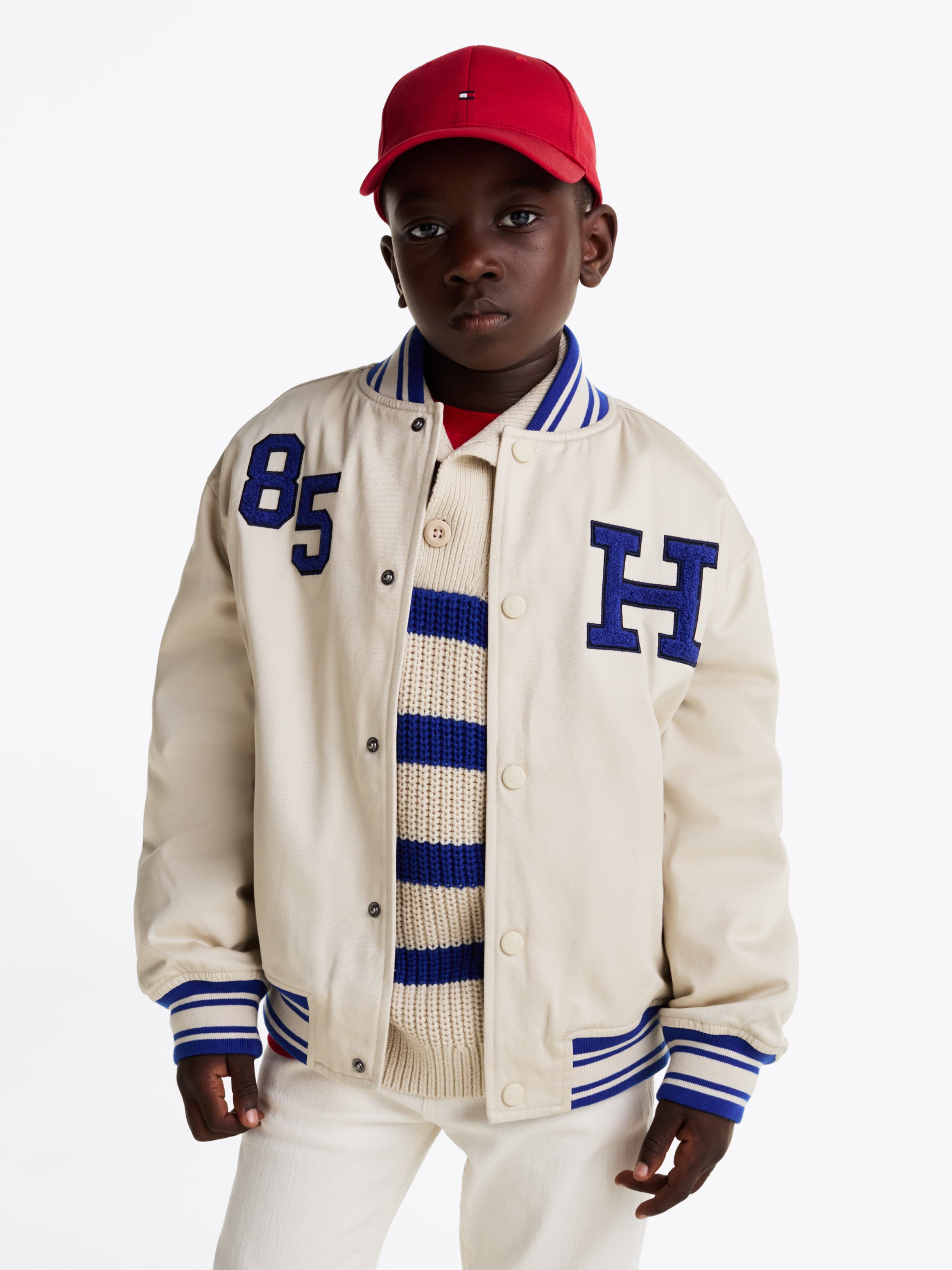 Varsity Twill Bomber Jacket
