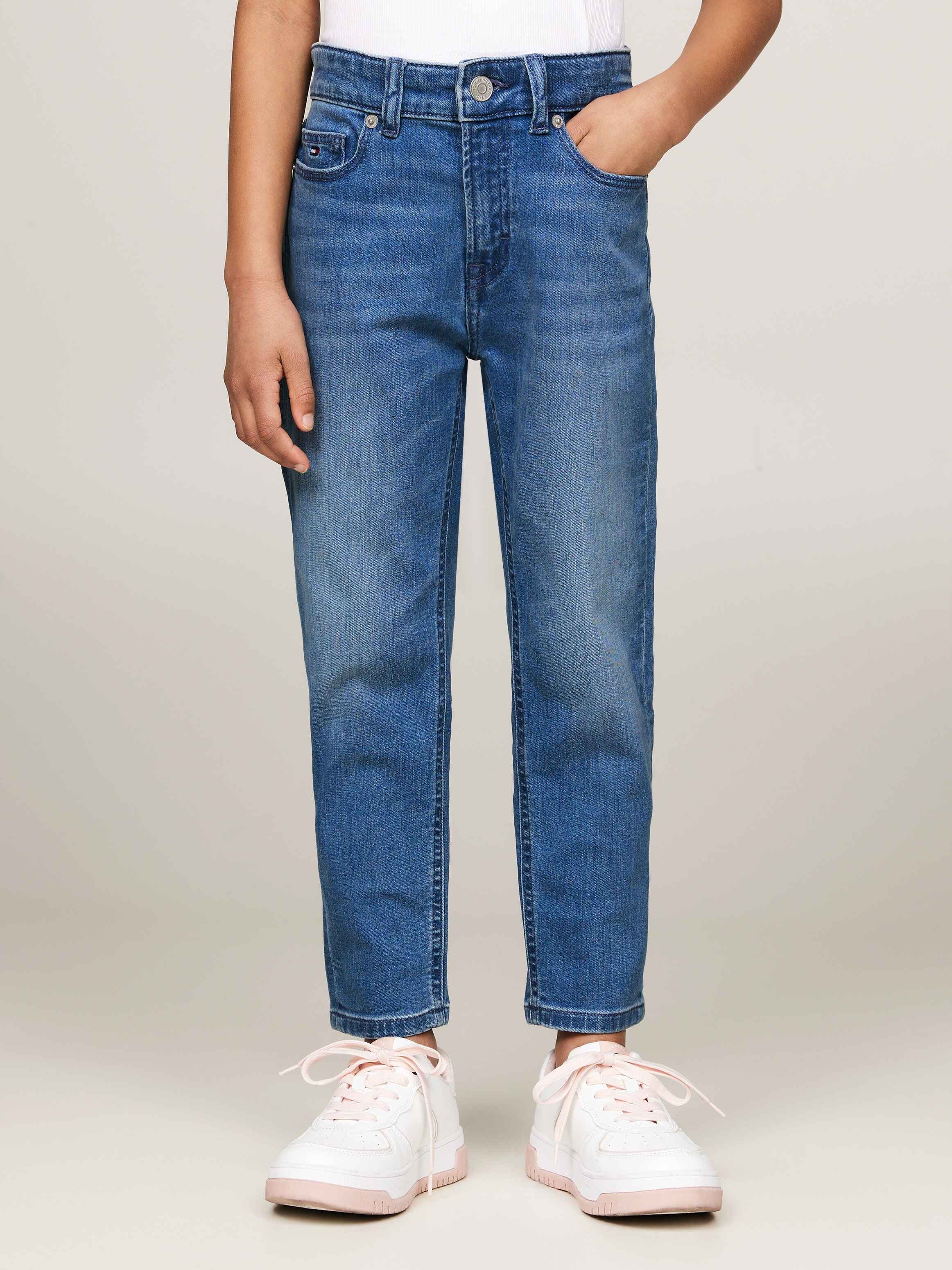 Tapered Light Wash Jeans