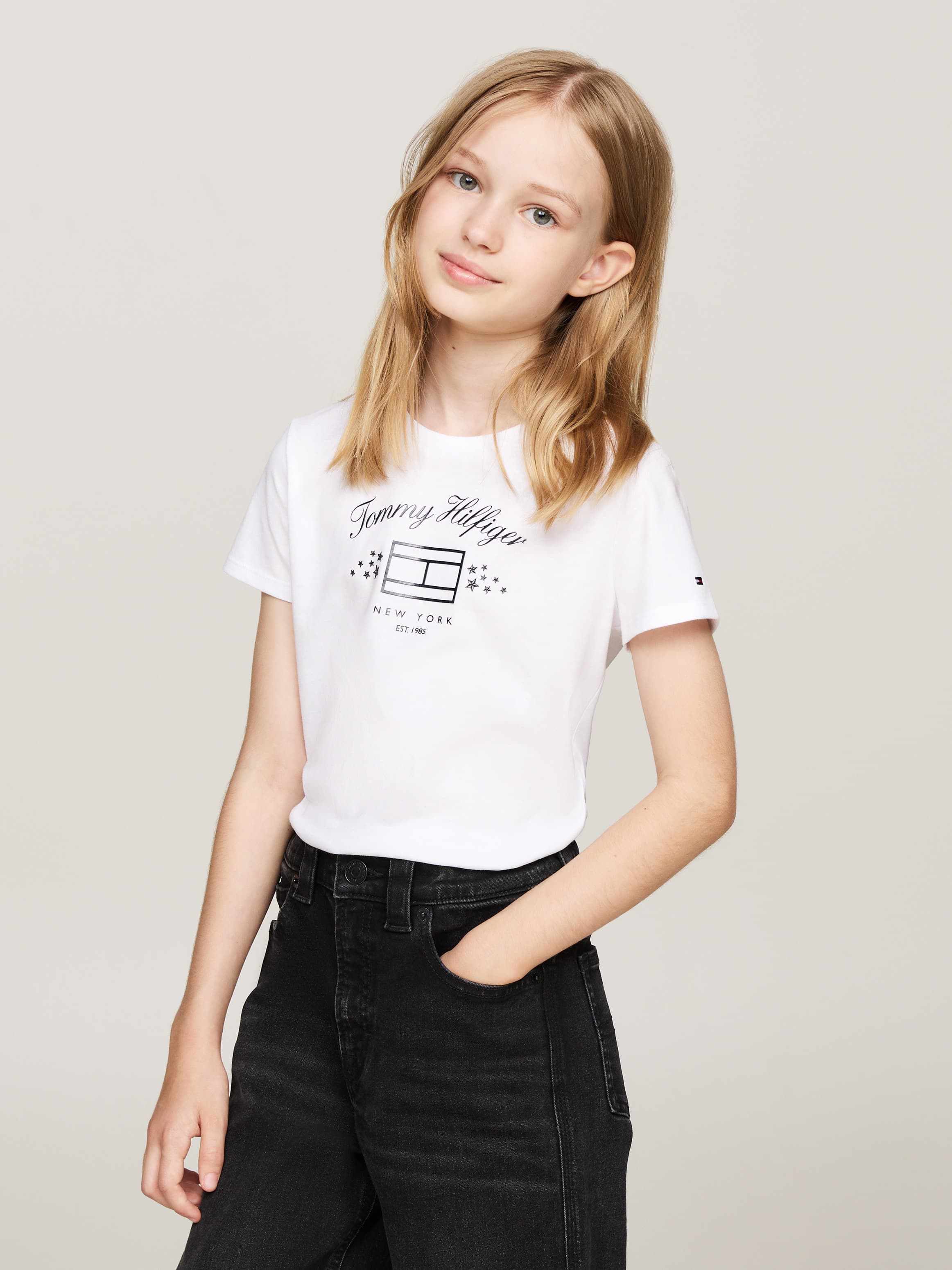 Logo Print Slim T-Shirt