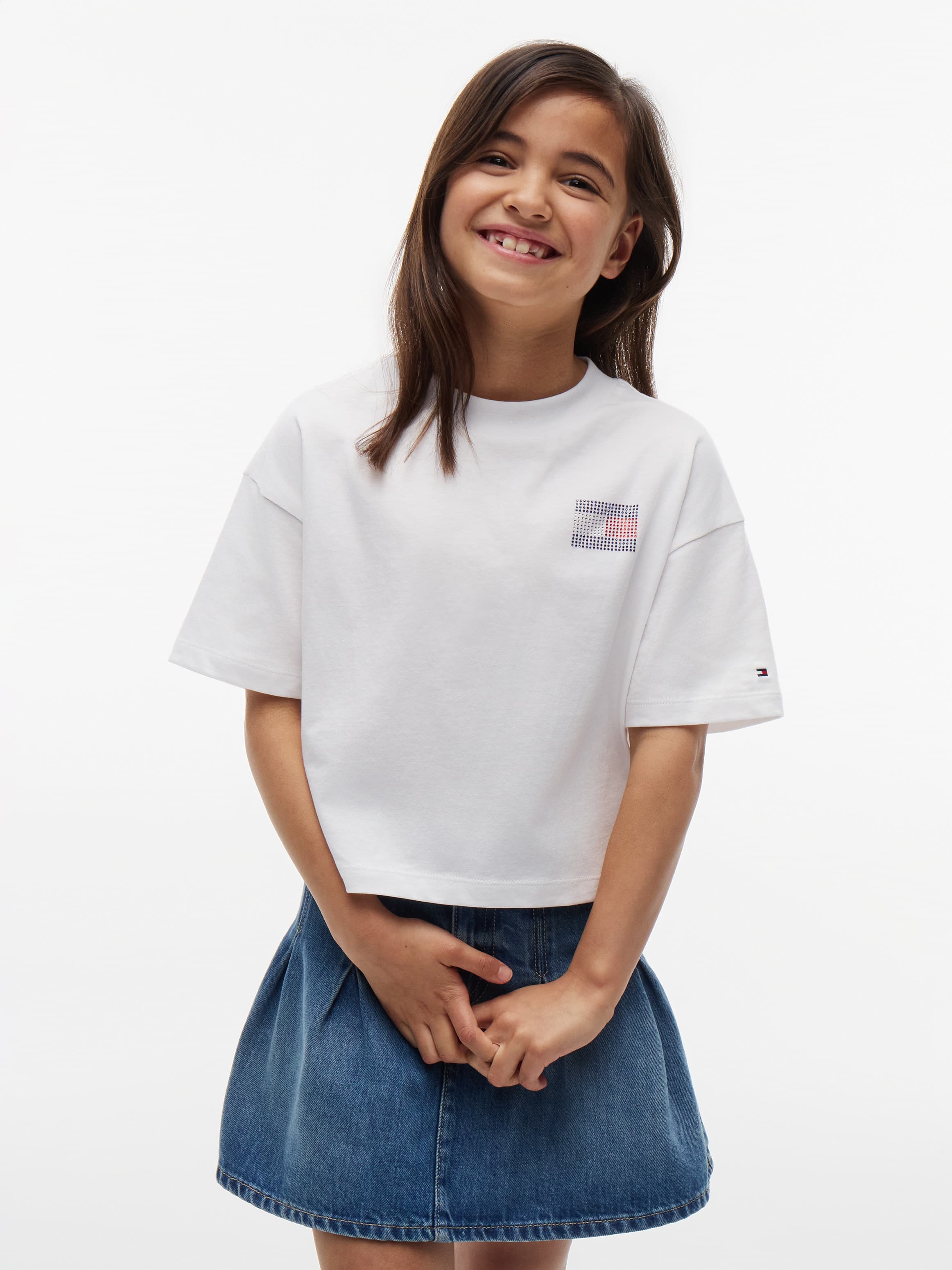 Rhinestone Jersey T-Shirt