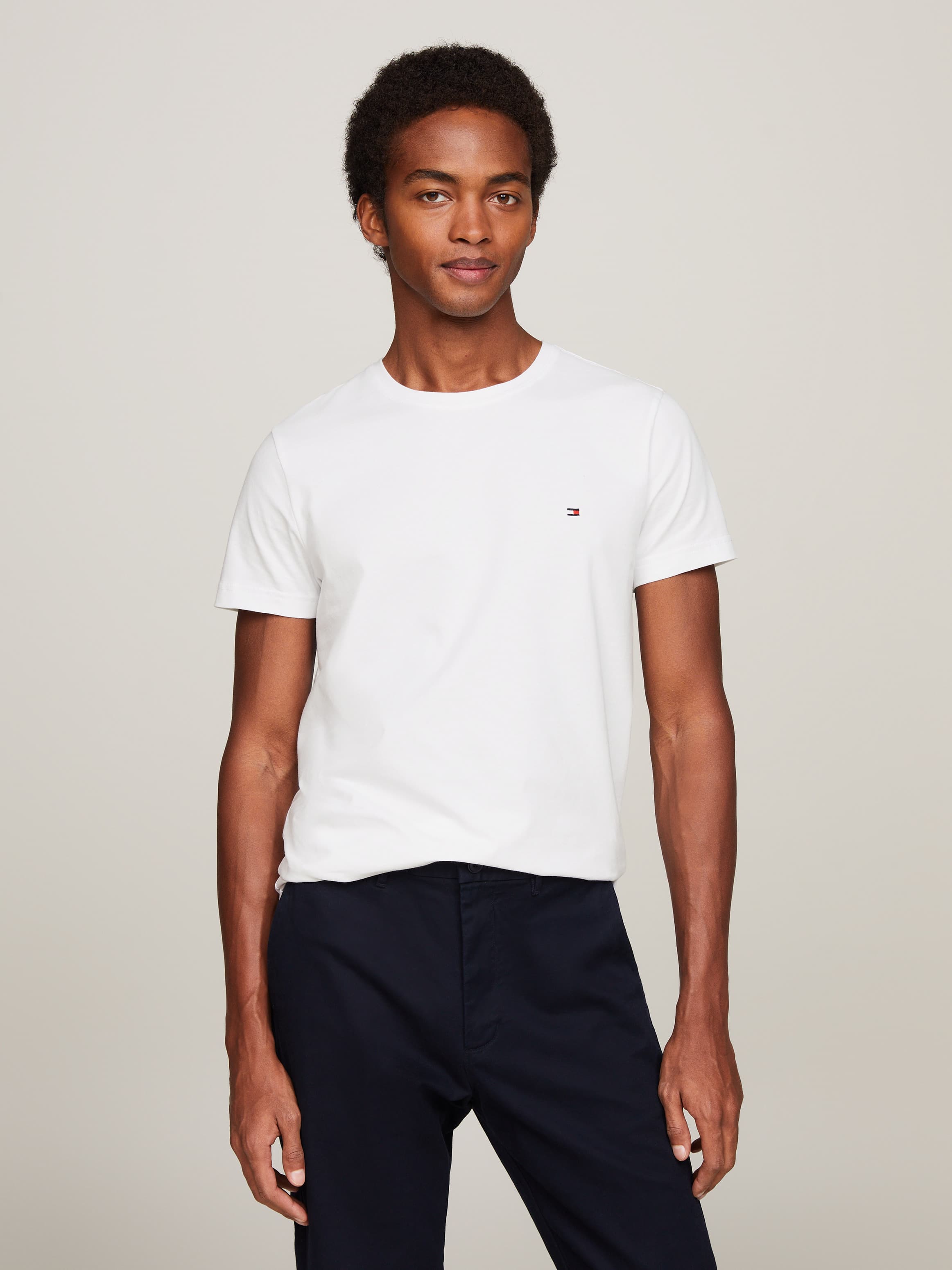 Flag Embroidery Short Sleeves T-Shirt