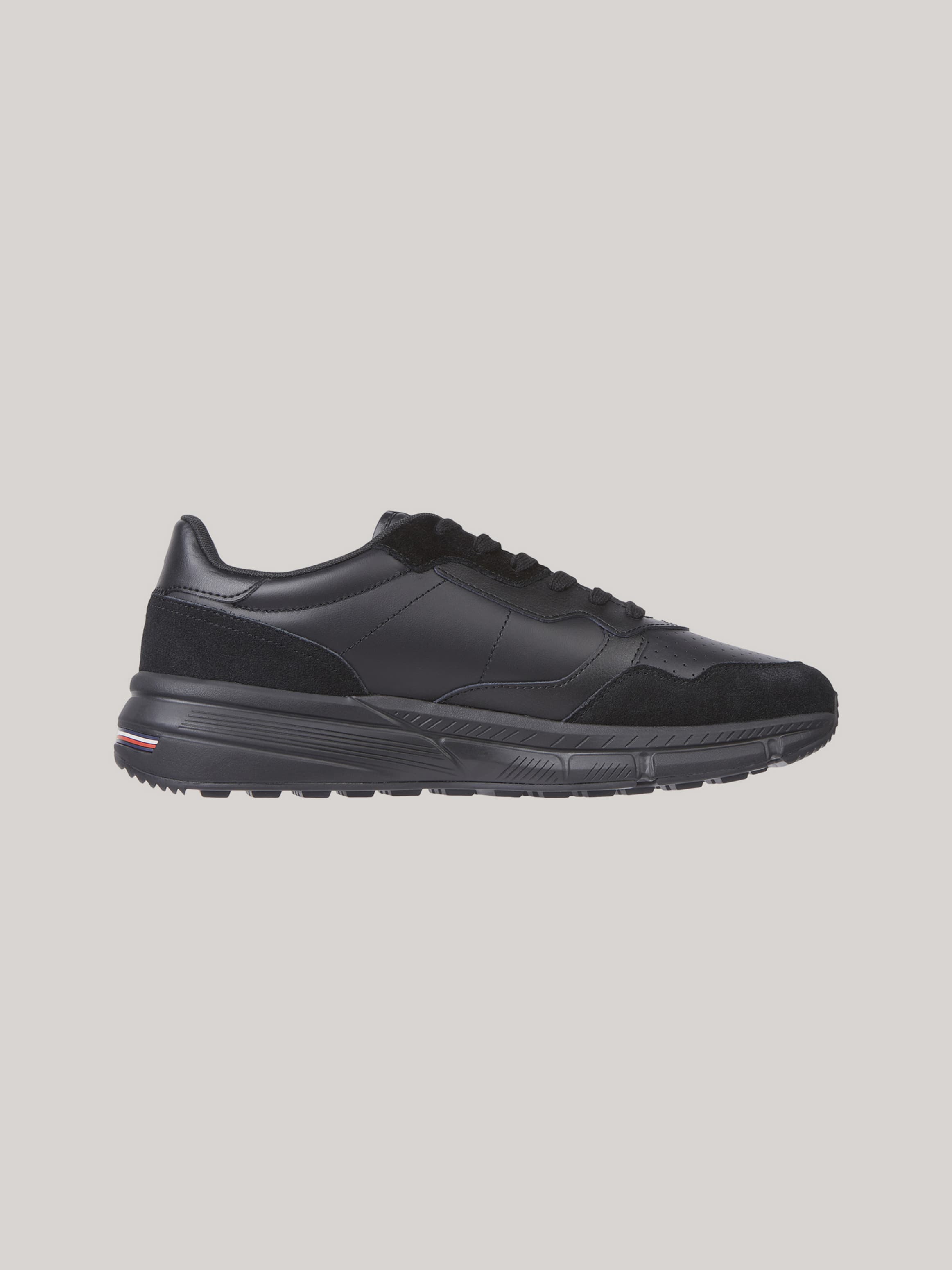 Suede Mixed Texture Trainers