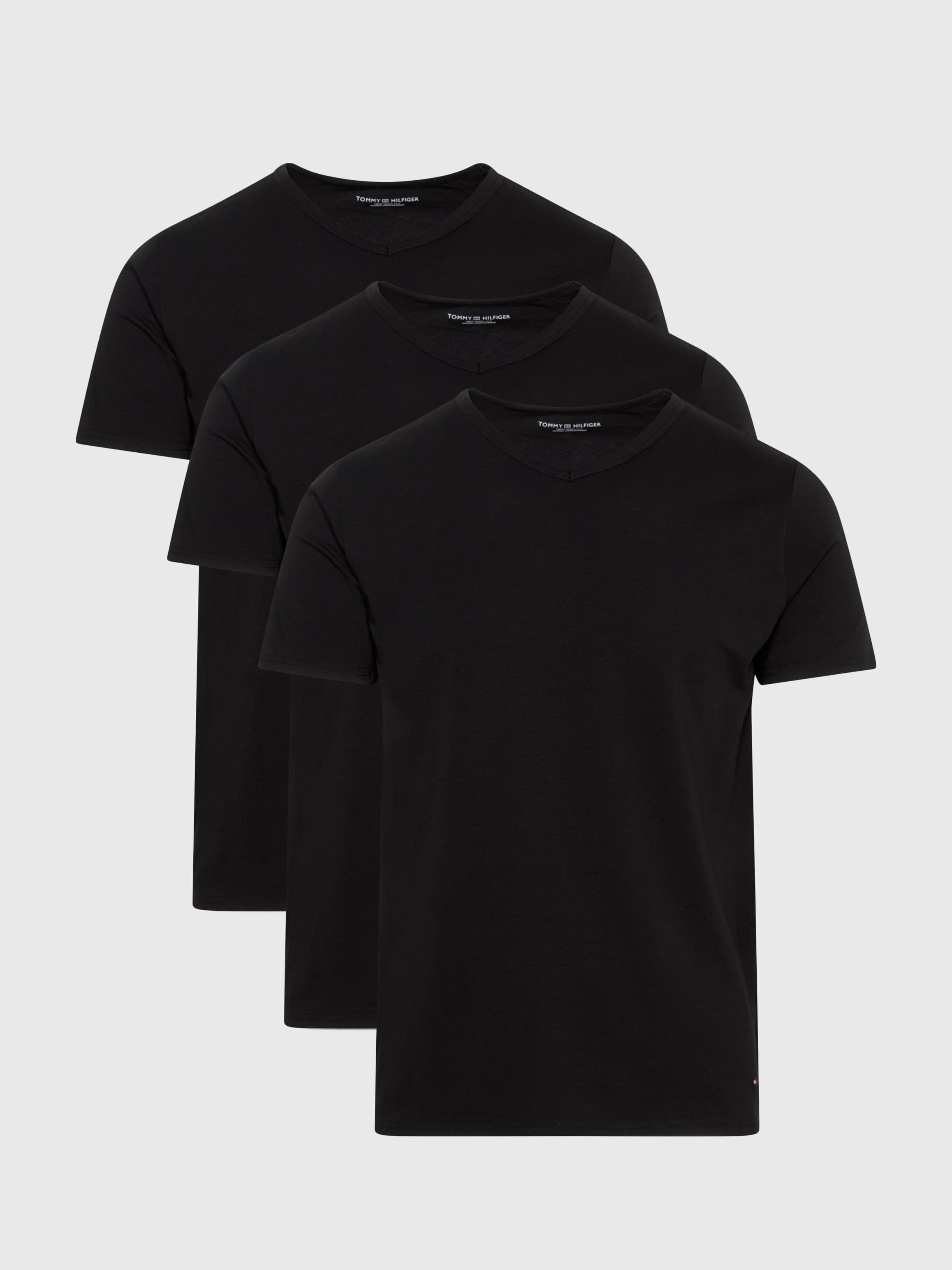 3 Pack V-Neck Cotton T-Shirts