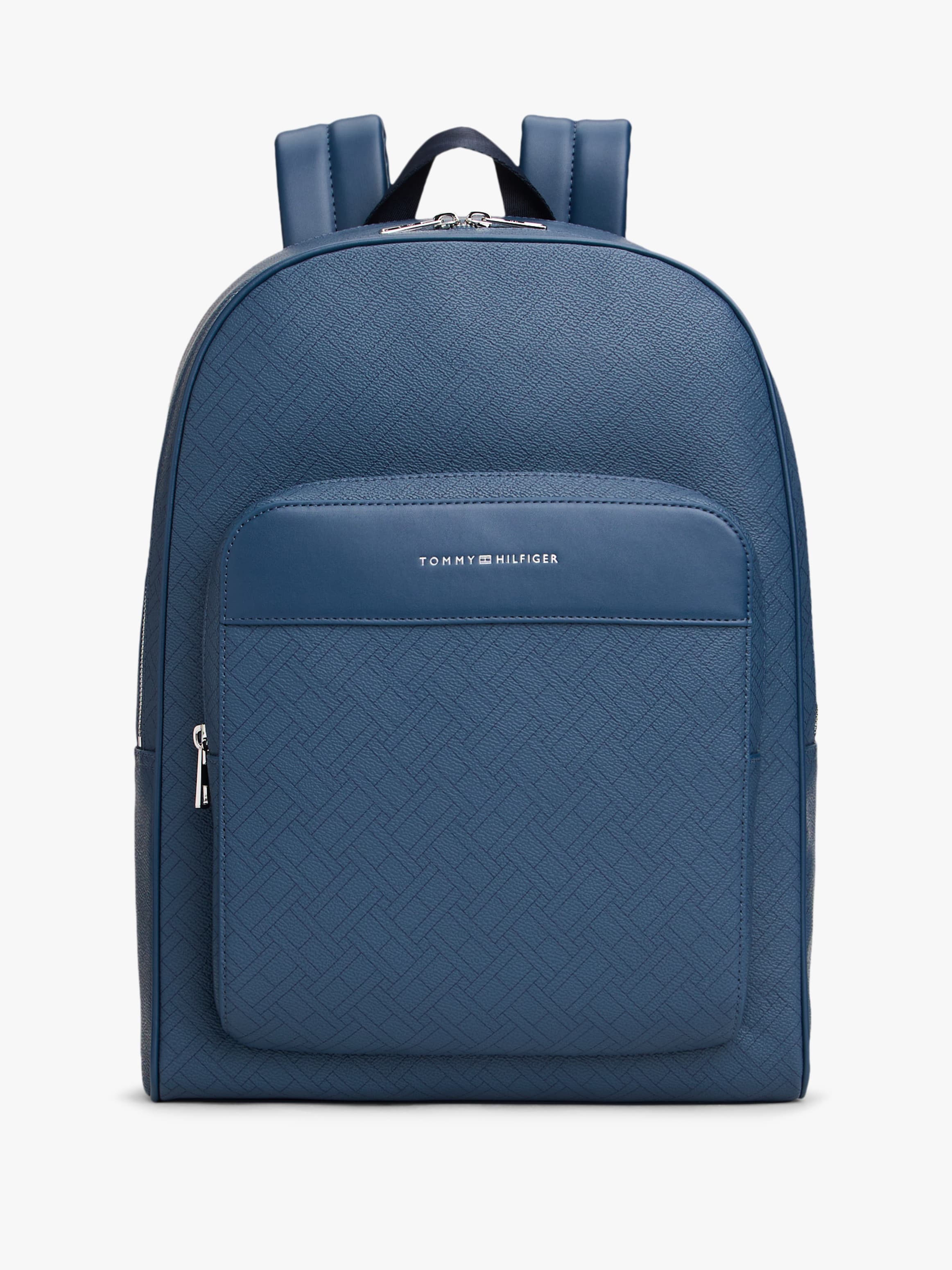 Hilfiger Flag Mixed Texture Dome Backpack