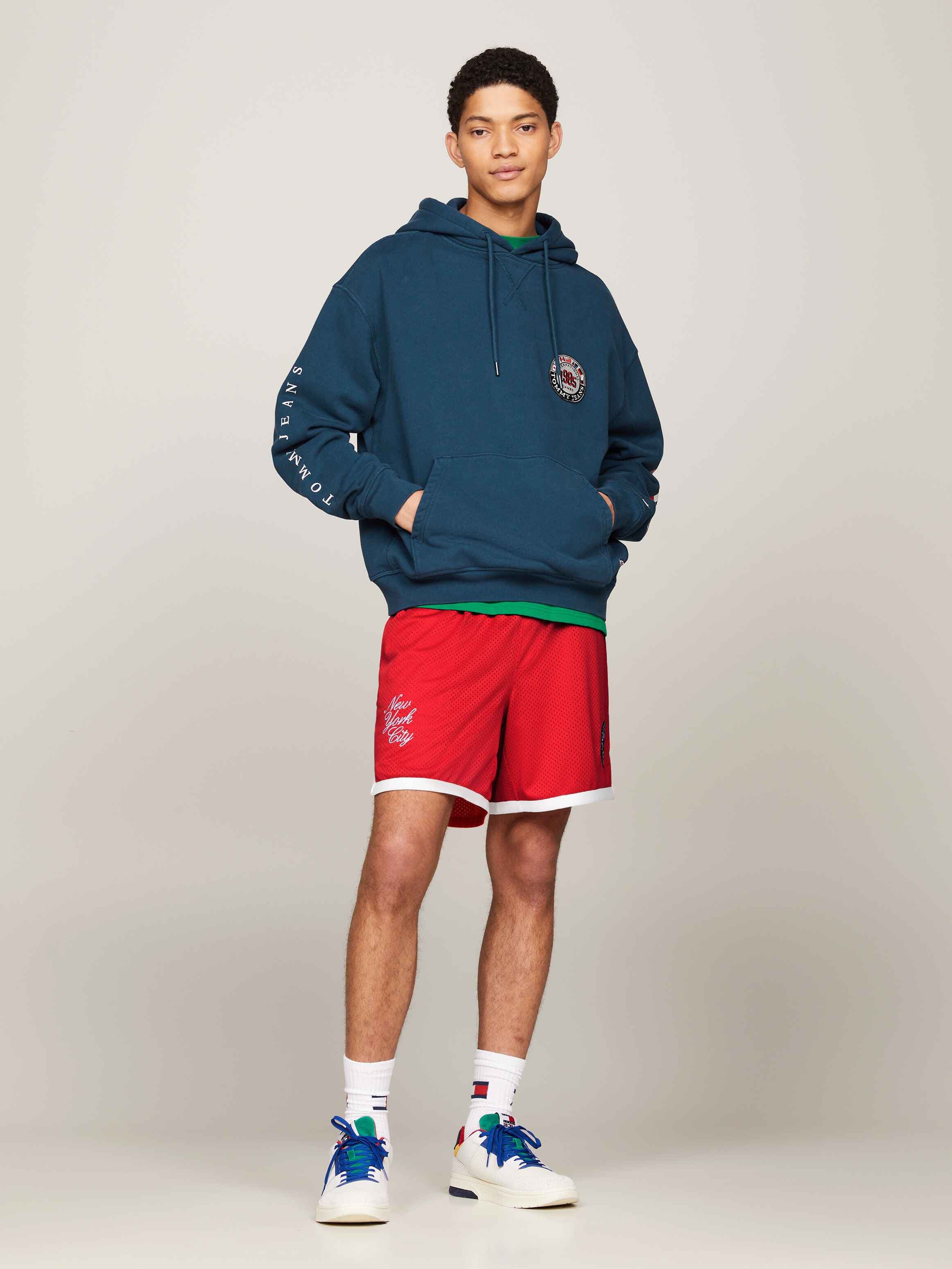 International Games Badge Perforated Shorts