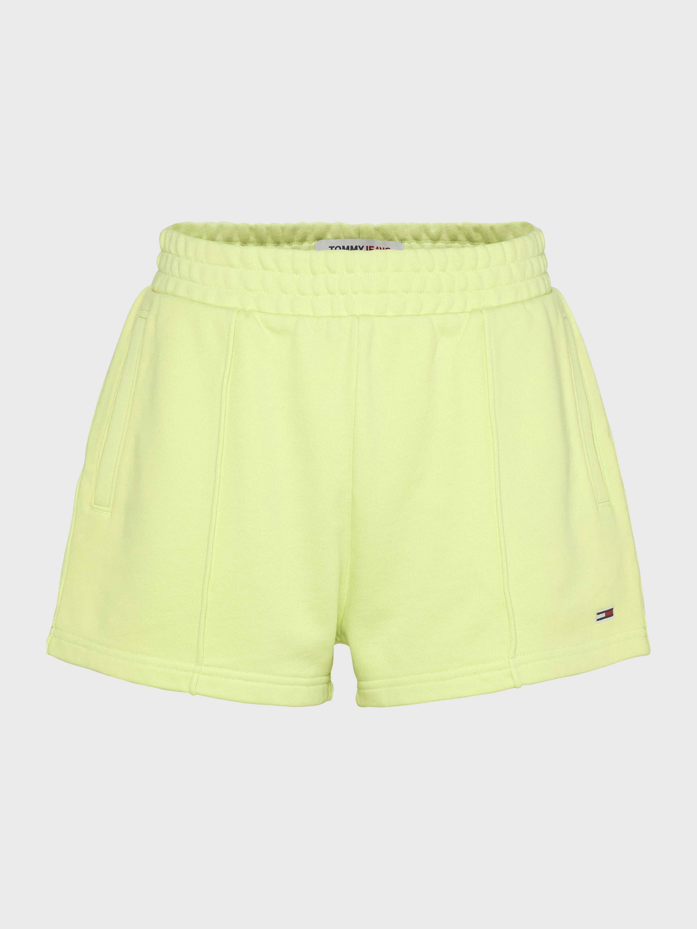 Logo Flag Elastic Waist Shorts