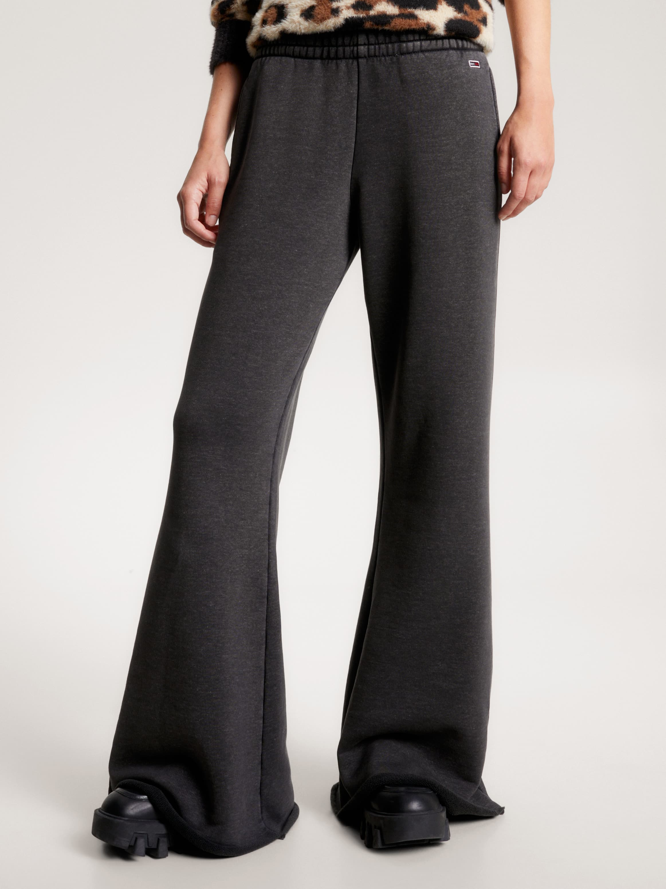 Acid Wash Flared Pants