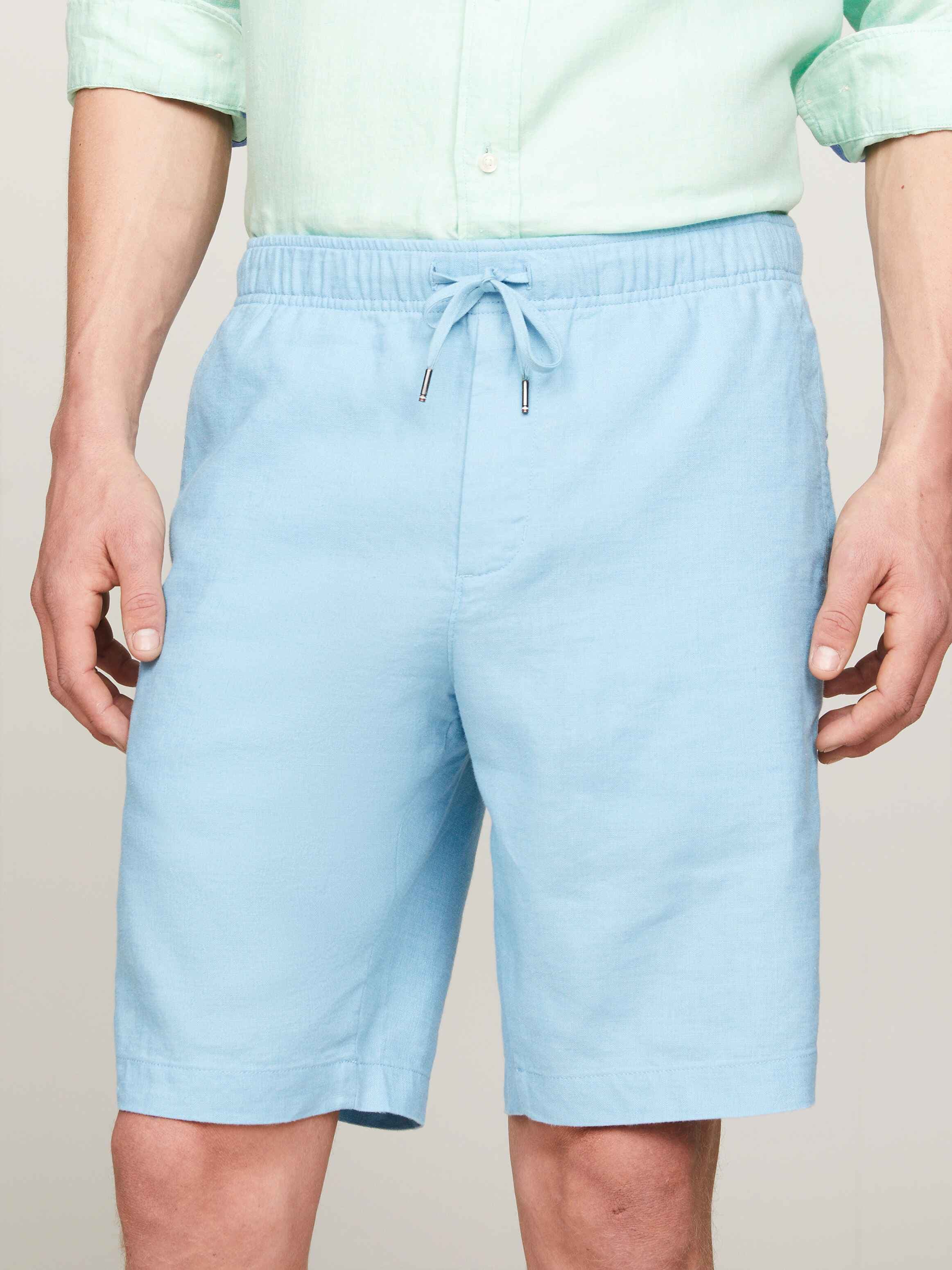 Harlem Drawstring Skinny Fit Chino Shorts