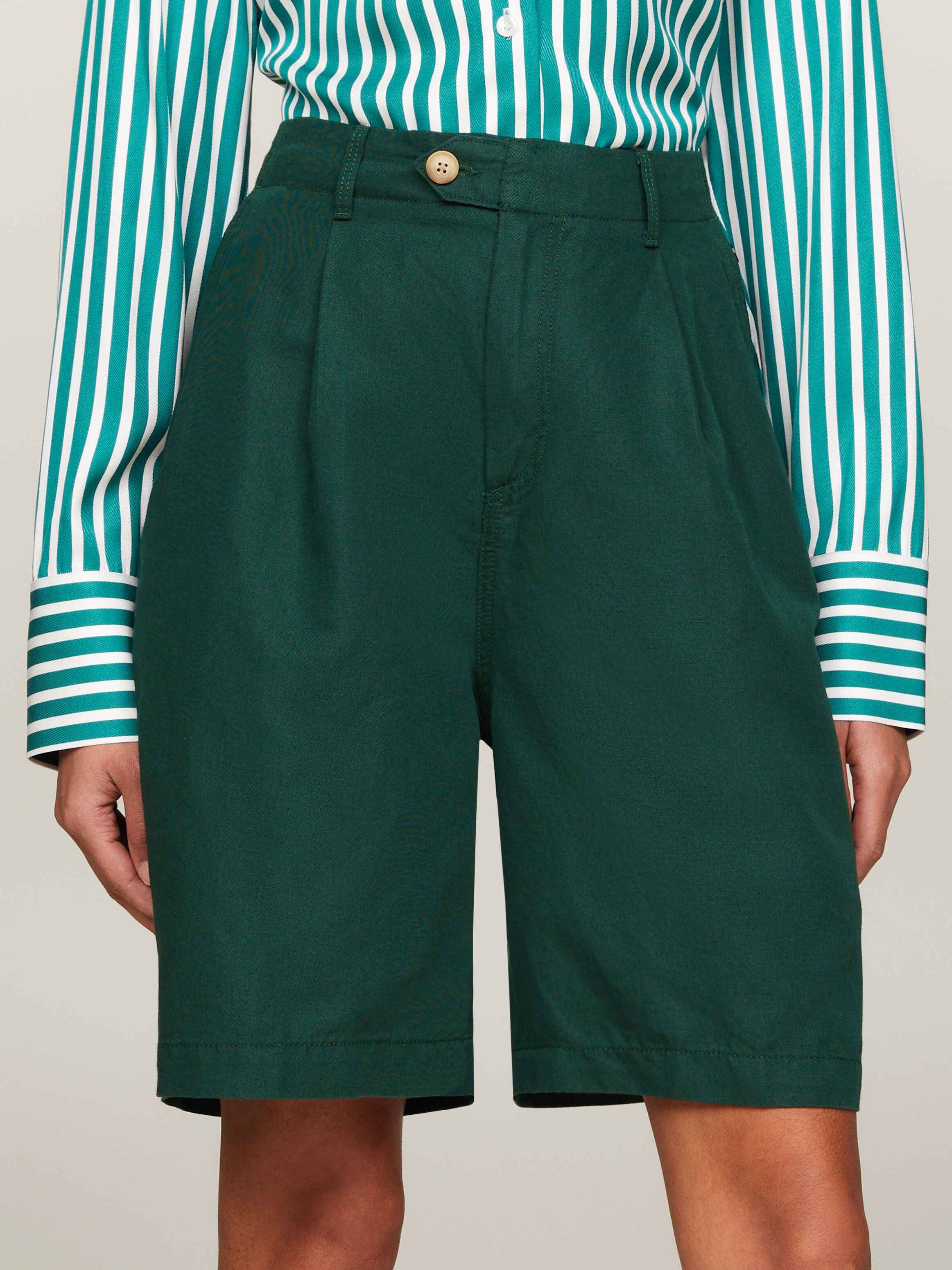 Flag Relaxed Bermuda Shorts