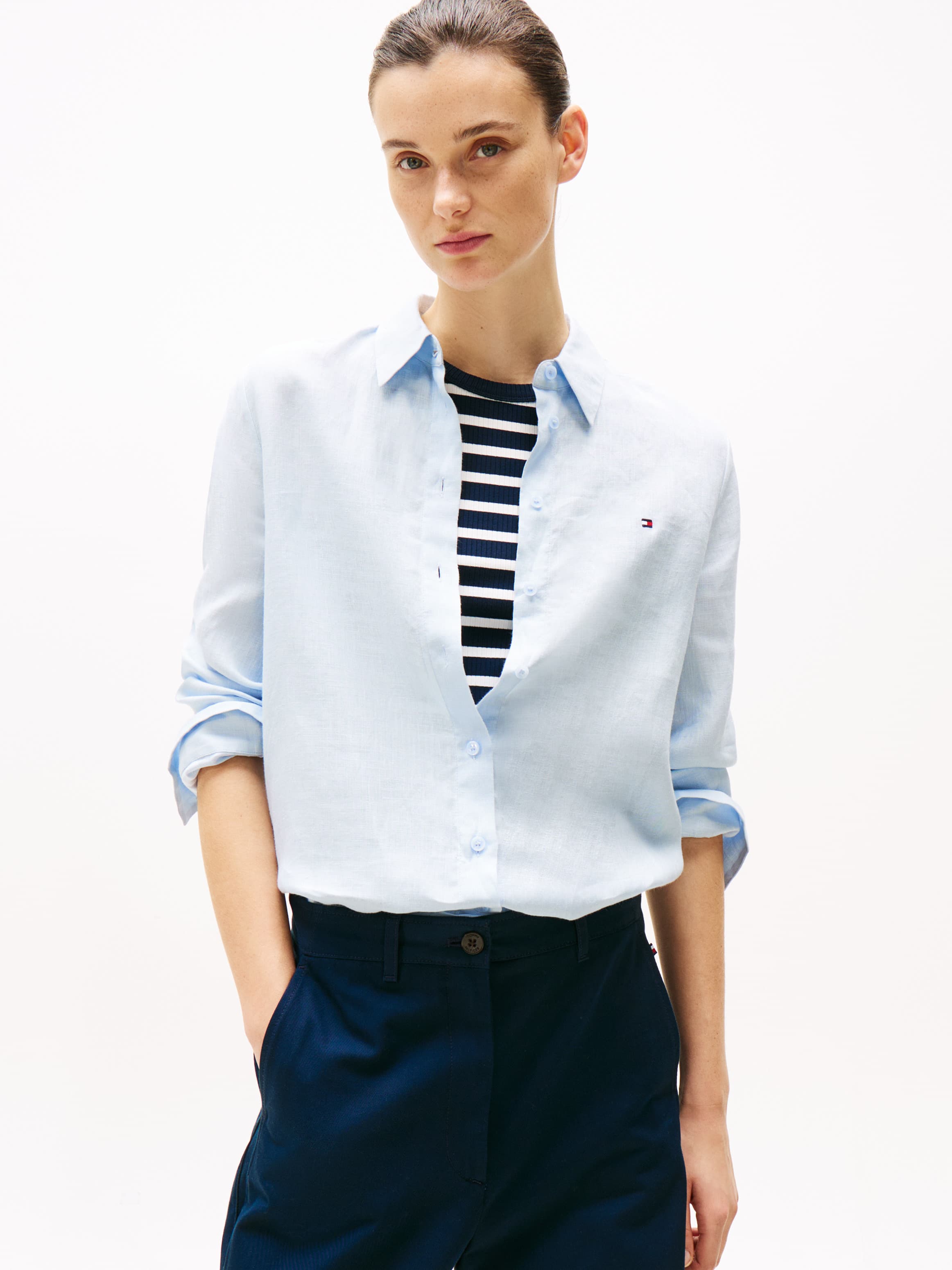 Regular Fit Linen Shirt